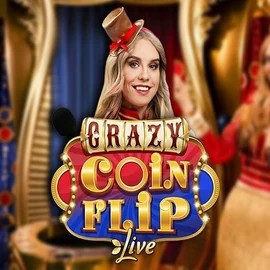 Live Casino logo of Crazy Coin Flip from Evolution at Whamoo Casino