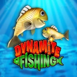 Dynamite Fishing online game logo by Inspired Gaming on whamoocasino.es