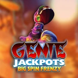 Genie Jackpots: Big Spin Frenzy slot visual from Blueprint Gaming available on whamoocasino.es