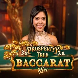 Prosperity Tree Baccarat slot visual from Evolution available on whamoocasino.es
