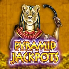 Pyramid Jackpots slot logo by King Show Games at Whamoo Casino