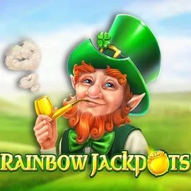 Jackpots logo of Rainbow Jackpots from Red Tiger Gaming at Whamoo Casino
